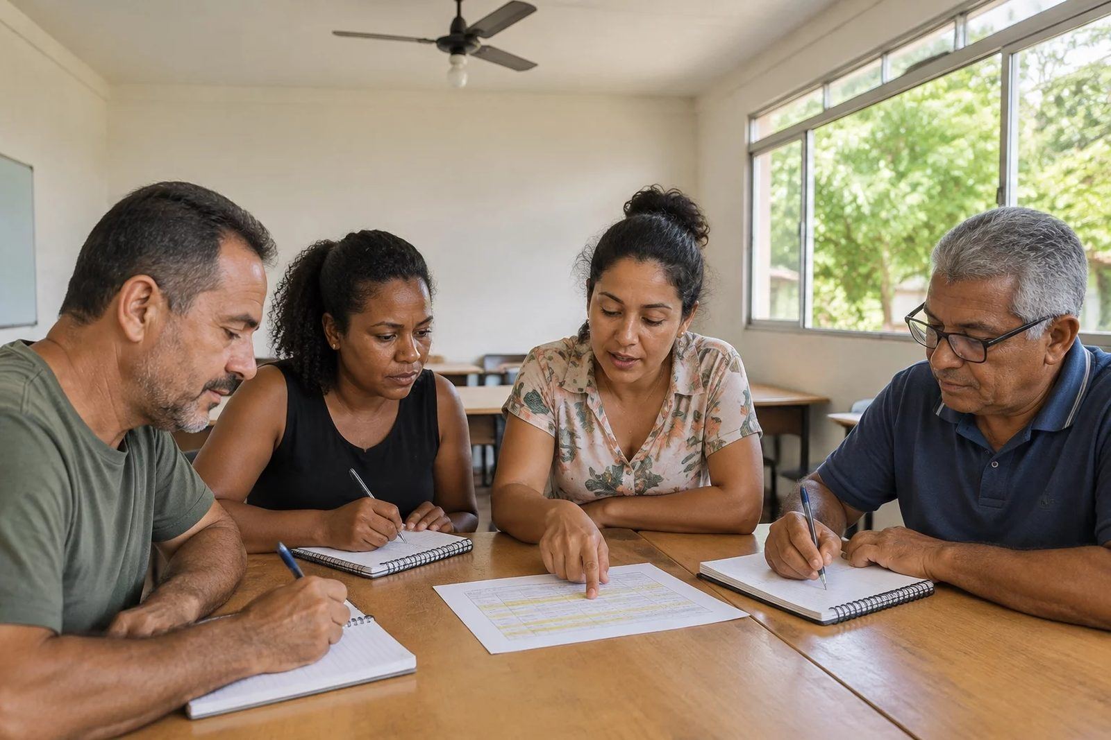 Aula sobre orçamento da casa